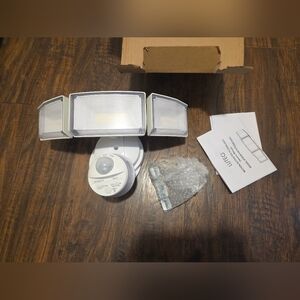 LUTEC-74W 8000 Lumen Motion Sensor Outdoor Lights, 5000K Daylight, IP65 Waterpro